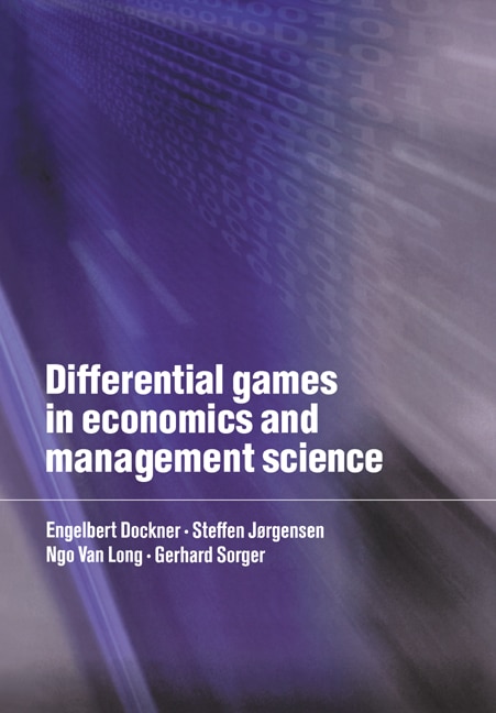 Front cover_Differential Games In Economics And Management Science