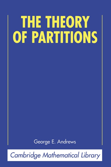 Couverture_The Theory Of Partitions