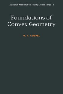 Front cover_Foundations Of Convex Geometry