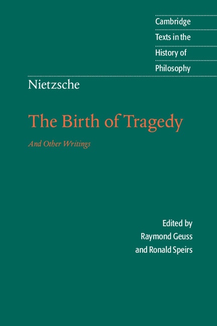 Couverture_Nietzsche: The Birth Of Tragedy And Other Writings
