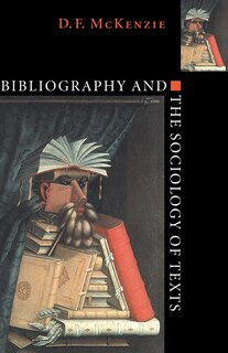 Front cover_Bibliography And The Sociology Of Texts