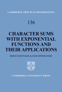 Front cover_Character Sums with Exponential Functions and their Applications