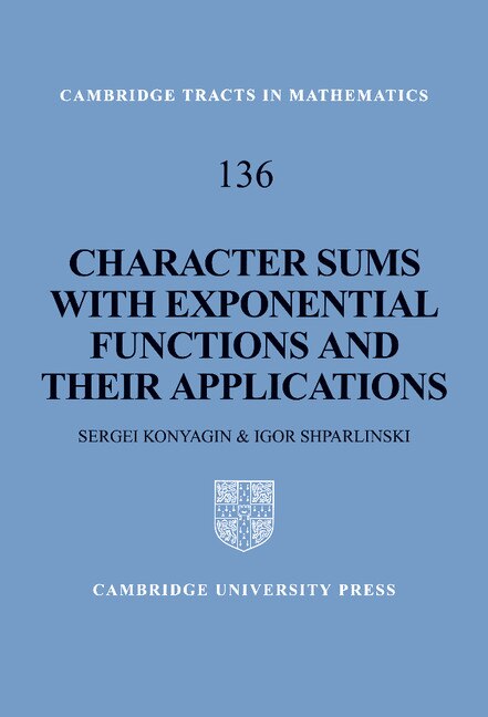 Front cover_Character Sums with Exponential Functions and their Applications
