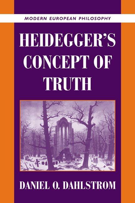 Front cover_Heidegger's Concept Of Truth