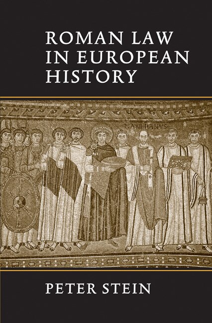 Couverture_Roman Law In European History