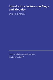 Couverture_Introductory Lectures On Rings And Modules