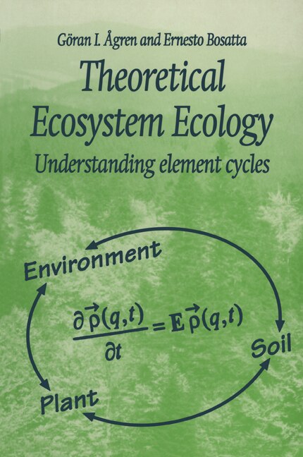 Front cover_Theoretical Ecosystem Ecology