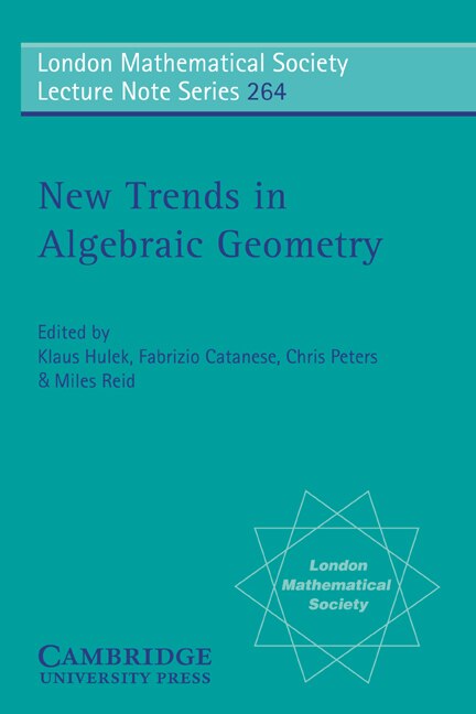 Couverture_New Trends In Algebraic Geometry