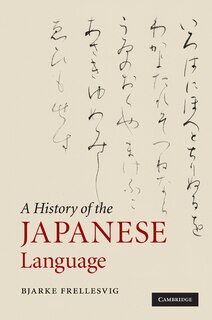 Front cover_A History of the Japanese Language