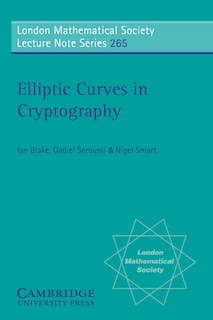 Front cover_Elliptic Curves In Cryptography