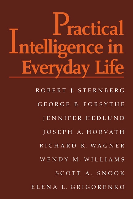 Practical Intelligence In Everyday Life