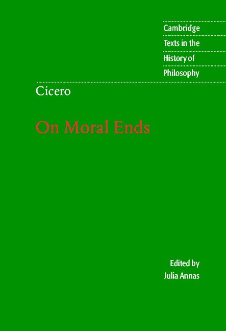 Front cover_Cicero: On Moral Ends