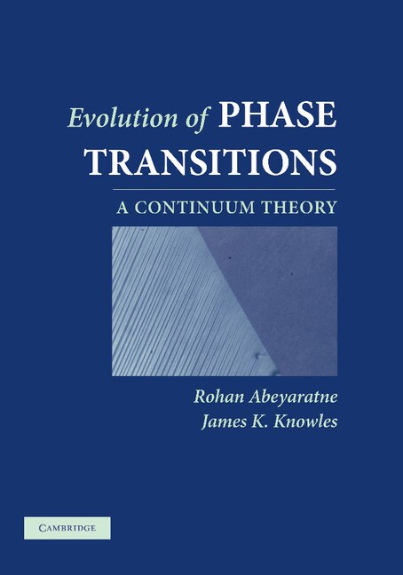 Couverture_Evolution Of Phase Transitions