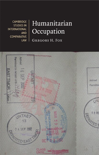 Front cover_Humanitarian Occupation
