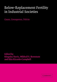 Couverture_Below-replacement Fertility In Industrial Societies