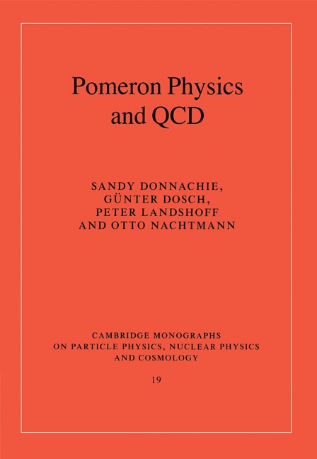 Front cover_Pomeron Physics and QCD