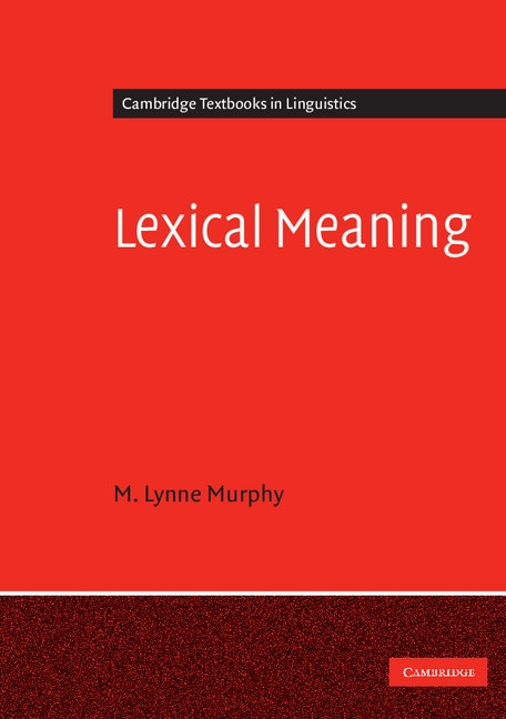 Front cover_Lexical Meaning