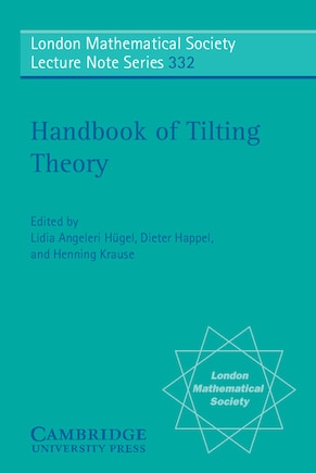 Handbook Of Tilting Theory