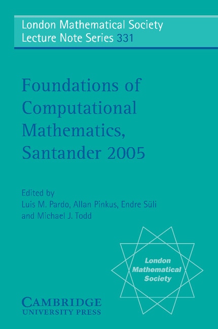 Couverture_Foundations Of Computational Mathematics, Santander 2005