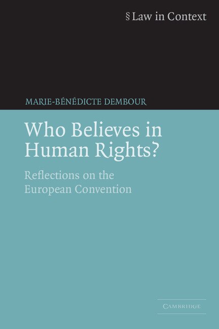 Front cover_Who Believes in Human Rights?