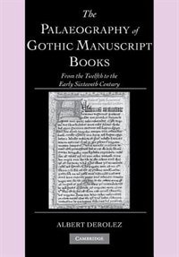 Front cover_The Palaeography of Gothic Manuscript Books