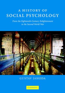 Couverture_A History Of Social Psychology