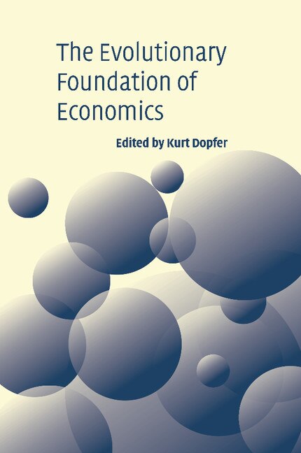 Couverture_The Evolutionary Foundations of Economics