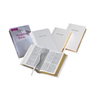 Couverture_Kjv Wedding Bible, Ruby Text Edition, White Imitation Leather, Kj222:t