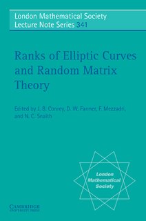 Front cover_Ranks of Elliptic Curves and Random Matrix Theory
