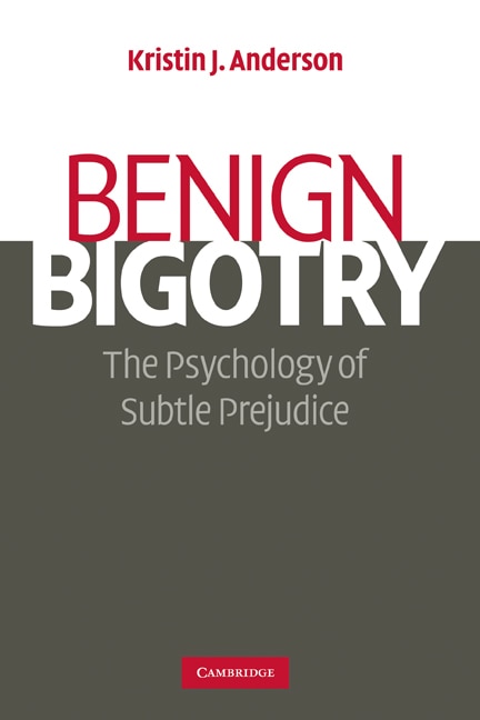 Front cover_Benign Bigotry