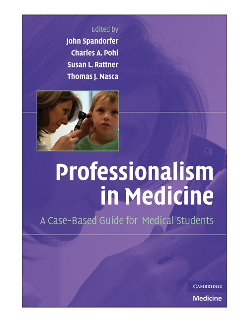 Front cover_Professionalism in Medicine