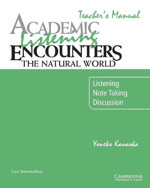 Couverture_Academic Listening Encounters: The Natural World Teacher's Manual