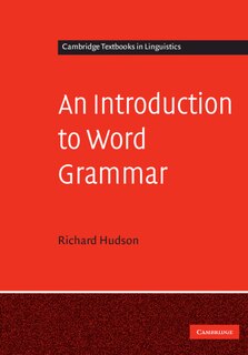 Front cover_An Introduction to Word Grammar