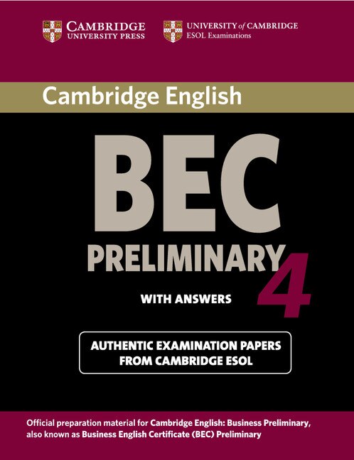 Front cover_Cambridge Bec 4 Preliminary Student's Book With Answers