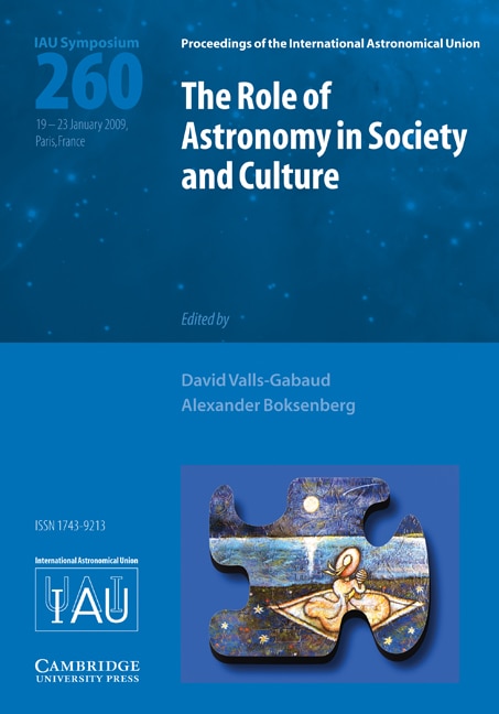 Front cover_The Role of Astronomy in Society and Culture (IAU S260)