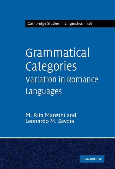 Front cover_Grammatical Categories