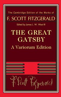 Front cover_The Great Gatsby – Variorum Edition