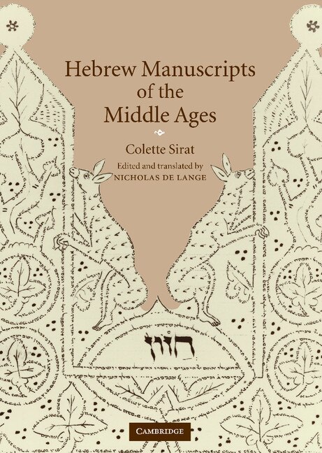 Front cover_Hebrew Manuscripts of the Middle Ages