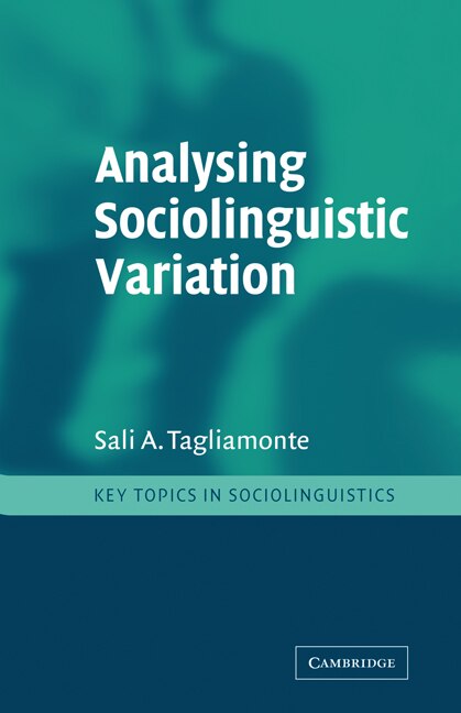 Front cover_Analysing Sociolinguistic Variation