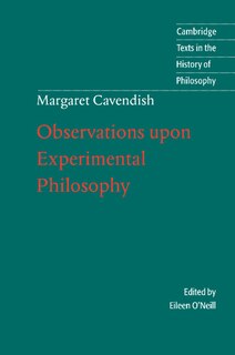 Couverture_Margaret Cavendish: Observations upon Experimental Philosophy
