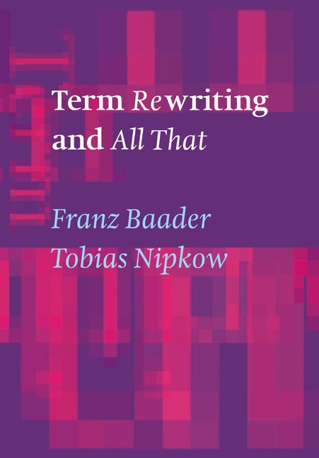 Front cover_Term Rewriting And All That