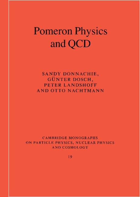 Couverture_Pomeron Physics and QCD