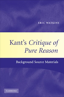 Front cover_Kant's Critique Of Pure Reason