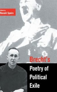 Couverture_Brecht's Poetry Of Political Exile