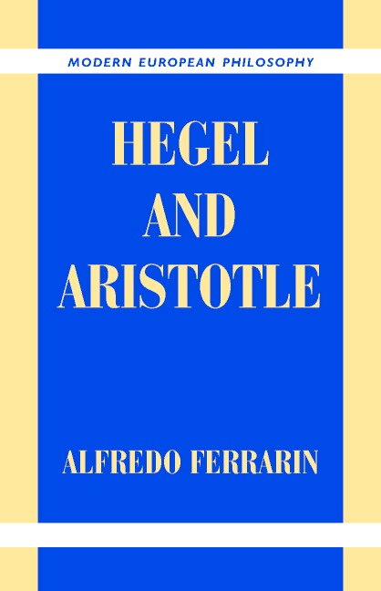 Front cover_Hegel And Aristotle