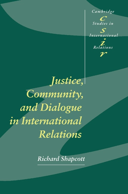 Couverture_Justice, Community and Dialogue in International Relations