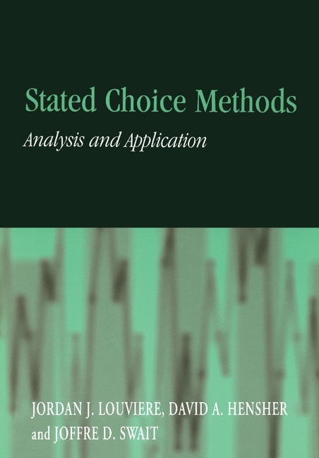 Front cover_Stated Choice Methods