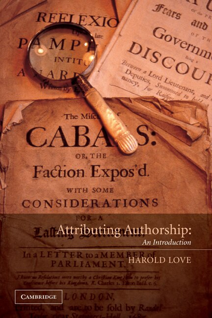 Couverture_Attributing Authorship