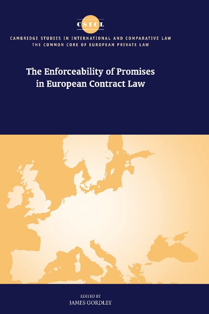 Front cover_The Enforceability of Promises in European Contract Law
