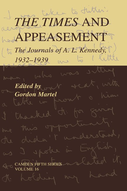Front cover_The Times and Appeasement